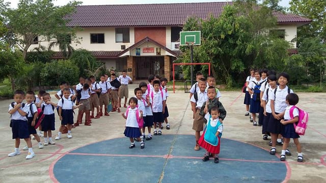 Image of students at Not For Sale's Thailand Project